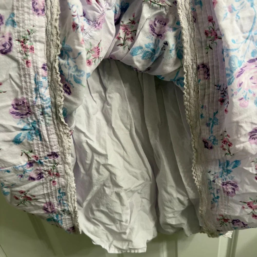 LoveShackFancy x Target LSF Light Purple Lou Mini Sun Dress 100% Cotton L Large - Picture 6 of 16